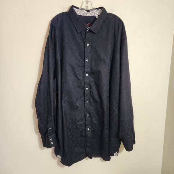 Robert Graham flip cuff paisley print button front long sleeve shirt men sz 4XL - Picture 13 of 13